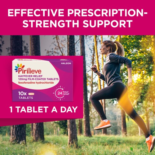 Pirilieve Hayfever Relief Tablets 10 Pack