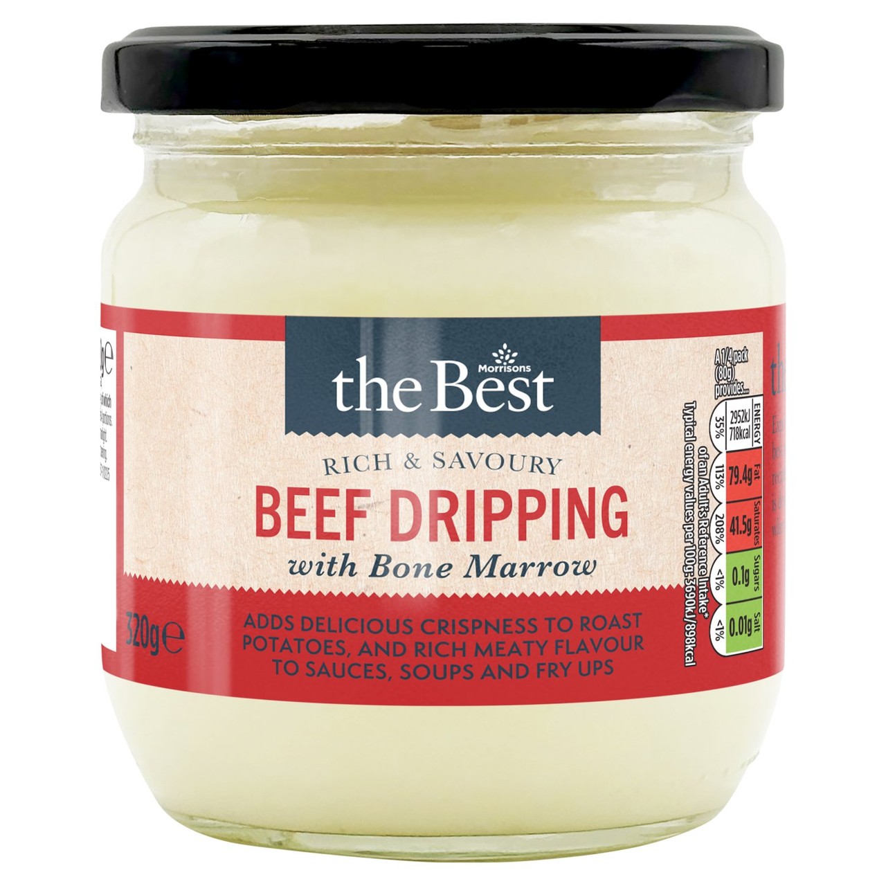 Morrisons The Best Beef Dripping With Bone Marrow 320g
