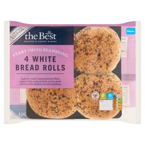 Morrisons The Best Limited Edition Everything White Rolls 4Pk