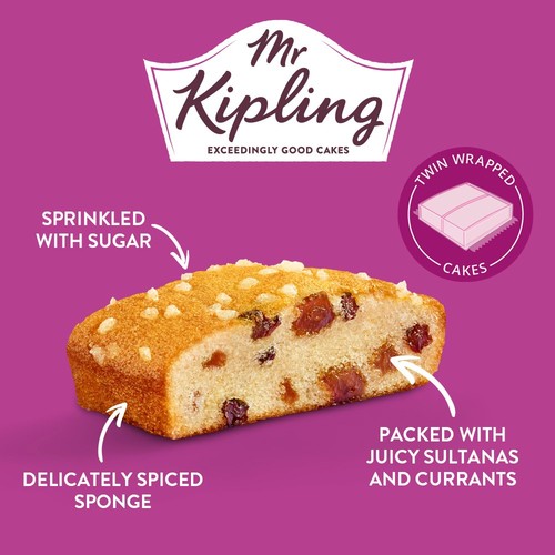 Mr Kipling Country Slices Cakes Multipack Snack 3x2pk