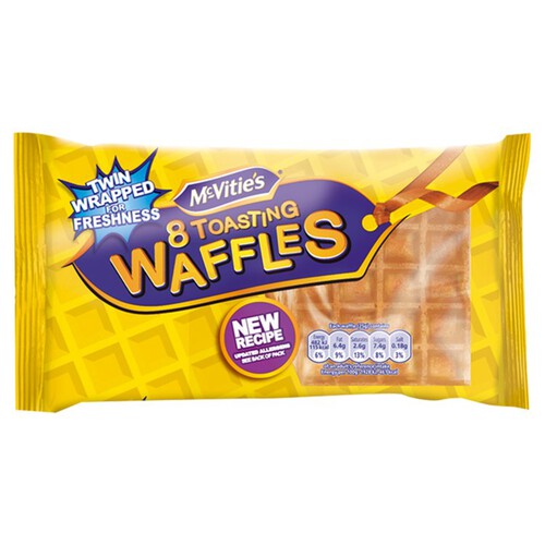 Mcvitie's Toasting Waffles 