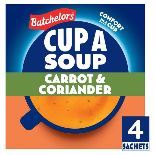 Batchelors Carrot & Coriander Cup a Soup 4 Sachets