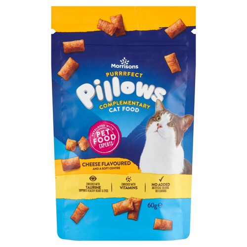 Morrisons Cat Snack Pillow With Cheese 