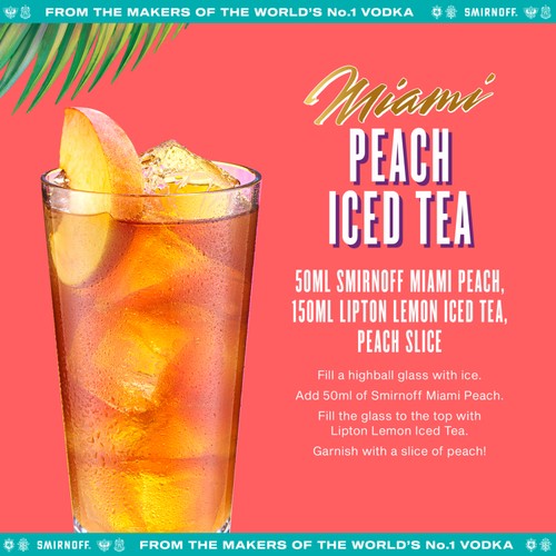 Smirnoff Miami Peach   70cl