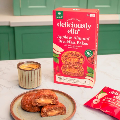 Deliciously Ella Apple & Almond On-the-Go Breakfast Bakes Multipack 3x50g