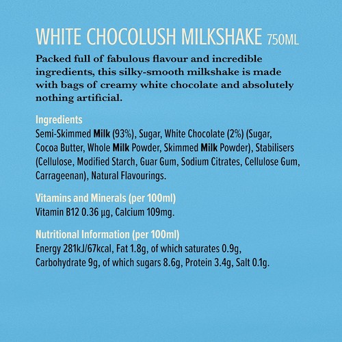 Shaken Udder White Chocolate Milkshake 