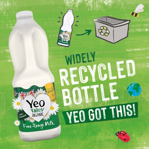 Yeo Valley Organic Fresh Semi Skimmed Milk 2l
