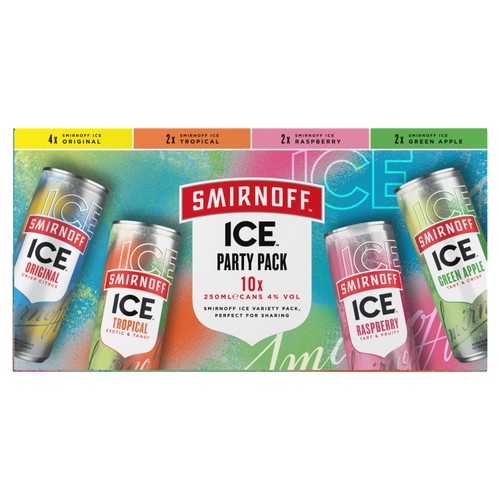 Smirnoff Ice Variety Pack 10 x 250ml