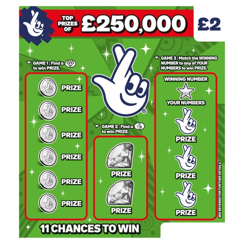 £250,000 Jackpot Scratch Card