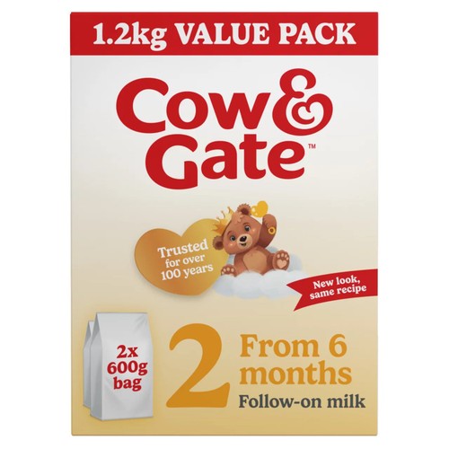 Cow Gate Follow On Baby Milk Formula Powder 6-12 Months Big