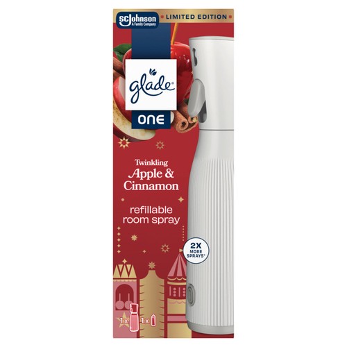 Glade One Refillable Room Spray Twinkling Apple & Cinnamon 13Ml