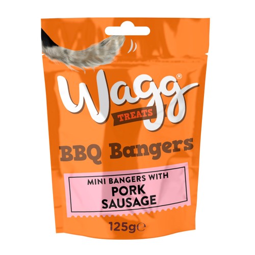 Wagg BBQ Bangers Dog Treats  125g