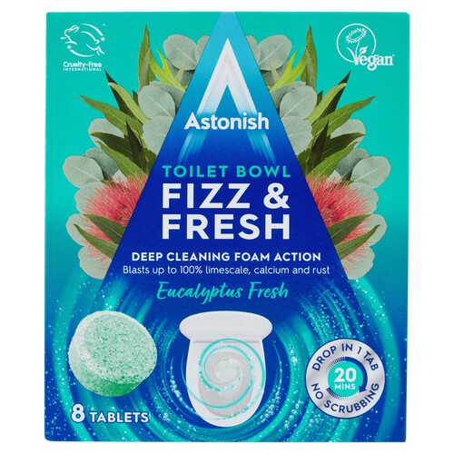 Astonish Toilet Bowl Fizz & Fresh Eucalyptus 