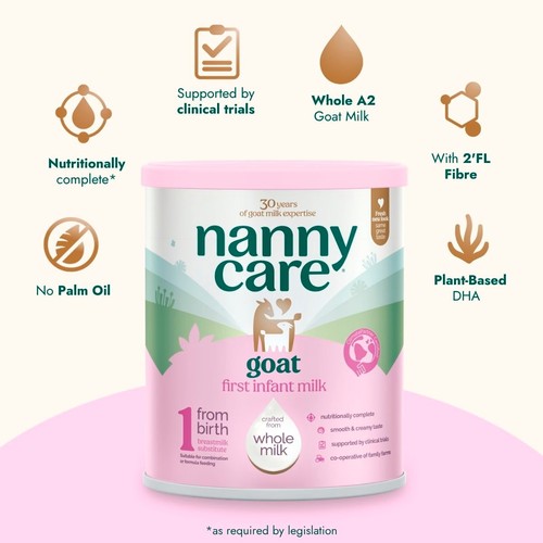 Nanny Care Stage 1 First Infant Milk Goat Milk From Birth 800g