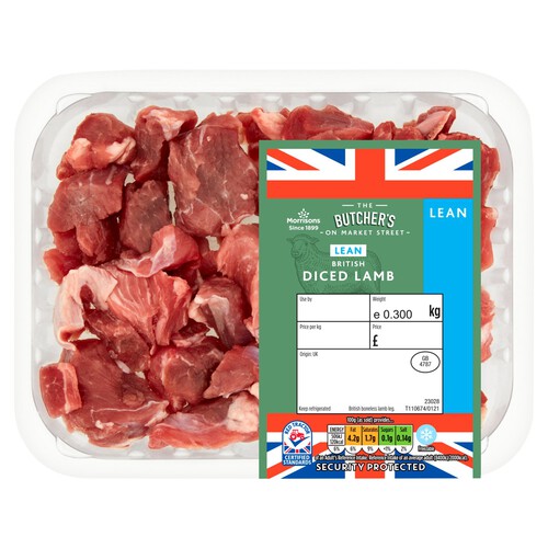 Morrisons British Diced Lean Leg Of Lamb