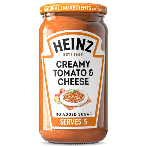 Heinz Creamy Tomato And Cheese Pasta Sauce 490g