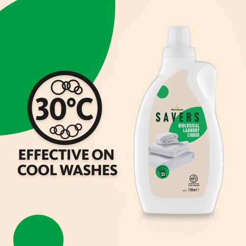 Morrisons Savers Biological Laundry Liquid 33 Washes
