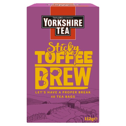 Yorkshire Tea Sticky Toffee Brew 40s 112g