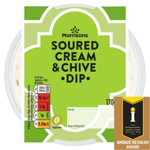 Morrisons Reduced Fat Soured Cream & Chive Dip