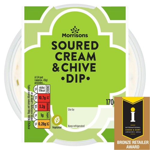 Morrisons Soured Cream & Chive Dip 170g