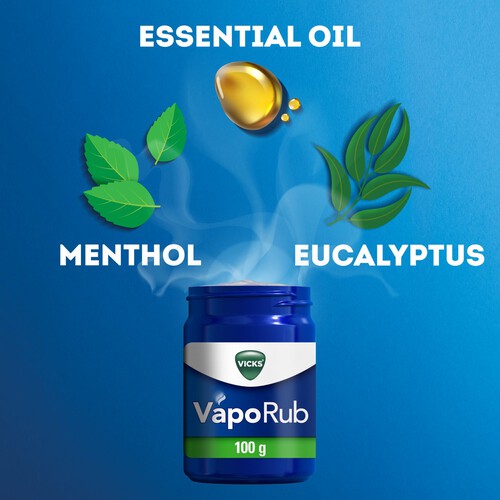 Vicks VapoRub Relief Of Cough, Cold & Flu Like Symptoms Jar 