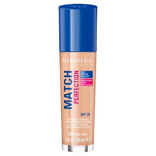 Rimmel London Lasting Finish 25HR Foundation 103 True Ivory