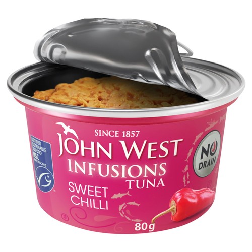 John West Sweet Chilli No Drain Tuna Infusions 80g