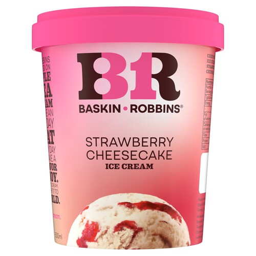 Baskin Robbins Strawberry Cheesecake Ice Cream