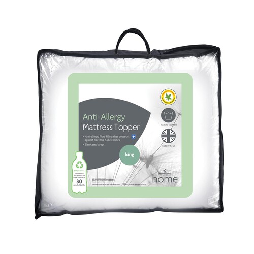 Morrisons Anti Allergy Mattress Topper King Size