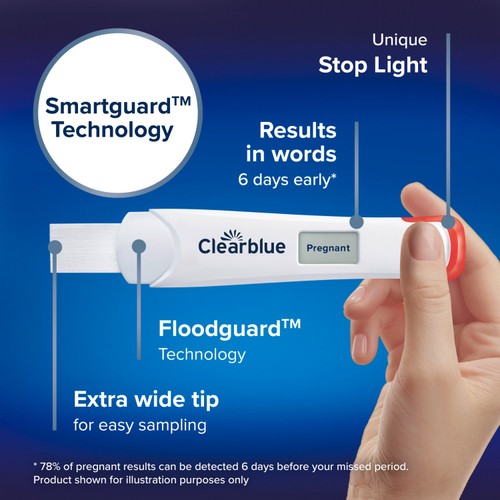 Clearblue Digital Ultra Early Detection Pregnancy Test, 2 Tests