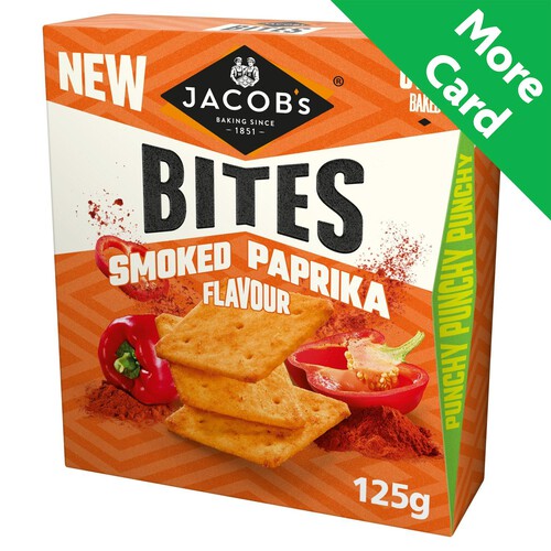 Jacob's Bites Smoked Paprika Crackers 