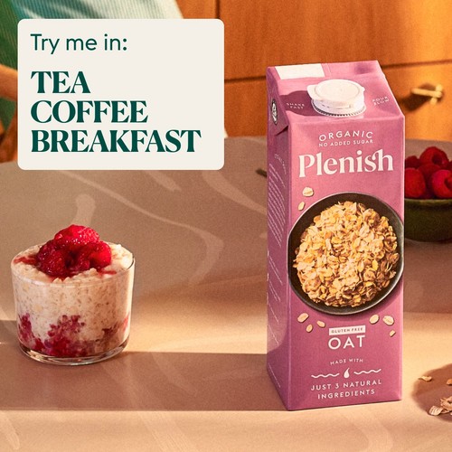 Plenish Organic Gluten Free Oat 1L