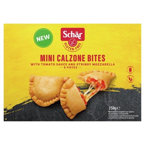 Schar Gluten Free Mini Calzone Bites With Tomato & Stringy Mozzarella  10pk