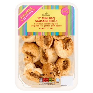 Morrisons Mini BBQ Sausage Rolls 180g