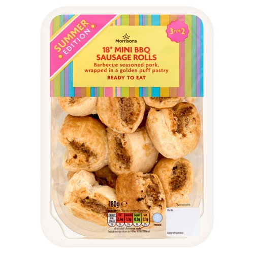 Morrisons Mini BBQ Sausage Rolls 180g
