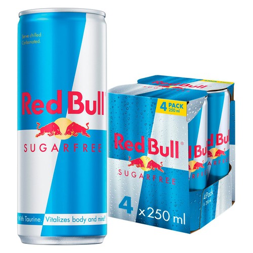 Red Bull Energy Drink Sugar Free Cans