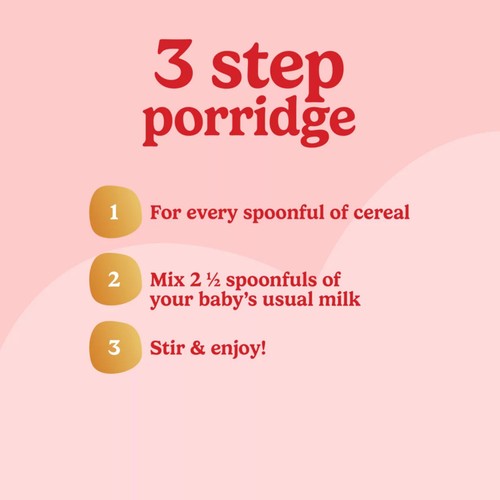 Cow & Gate Red Berry Wholegrain Porridge Baby Cereal 7+ Months   200g