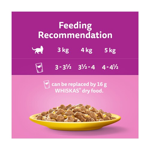 Whiskas Senior 11+ Poultry Feasts Pouches in Jelly