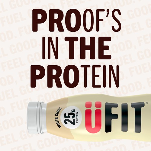 UFIT High Protein Shake Drink White Chocolate