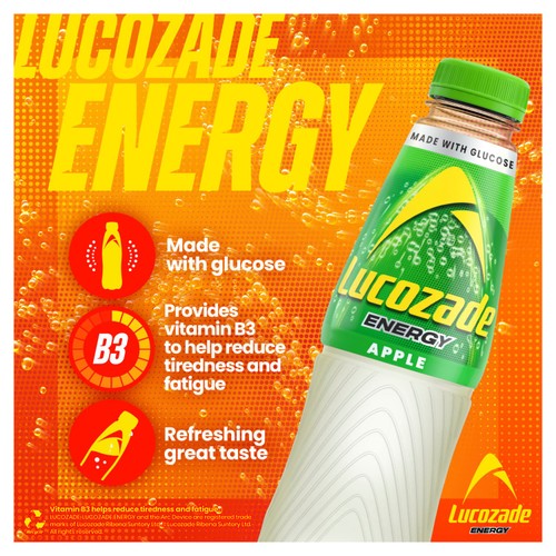 Lucozade Energy Drink Apple Blast
