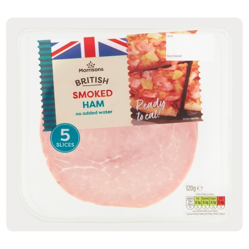 Morrisons british smoked ham