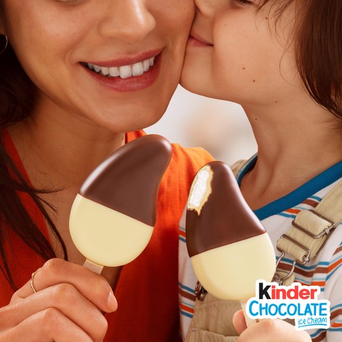 Kinder Chocolate Ice Cream Sticks   4 x 55ml