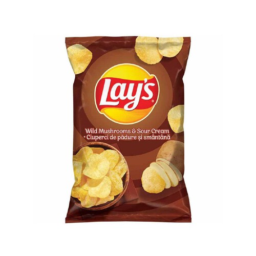 Lays Crisps- Mushroom & Sour Cream 