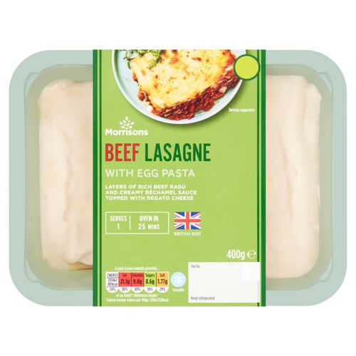 Morrisons Italian Beef Lasagne 