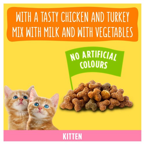 Go-Cat Kitten Dry Cat Food In Chicken, Milk & Veg