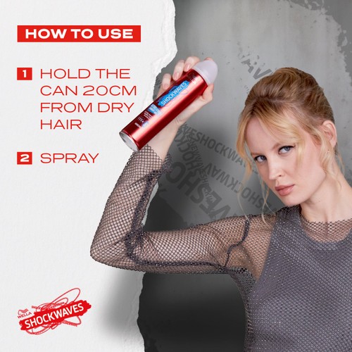 Wella Shockwaves Ultra Strong Power Hold Hairspray 250ML