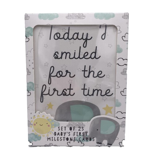 Tri Coastal Baby Milestone Cards