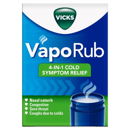 Vicks VapoRub 4-In-1 Relief Of Cough, Cold & Flu Like Symptoms Jar