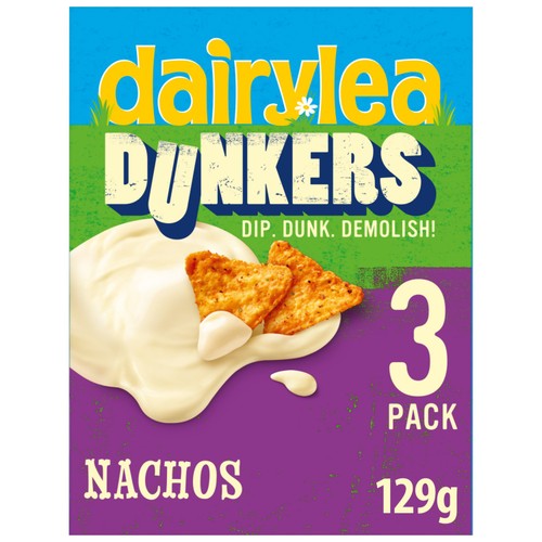 Dairylea Dunkers Nachos Cheese Snack 3x43g
