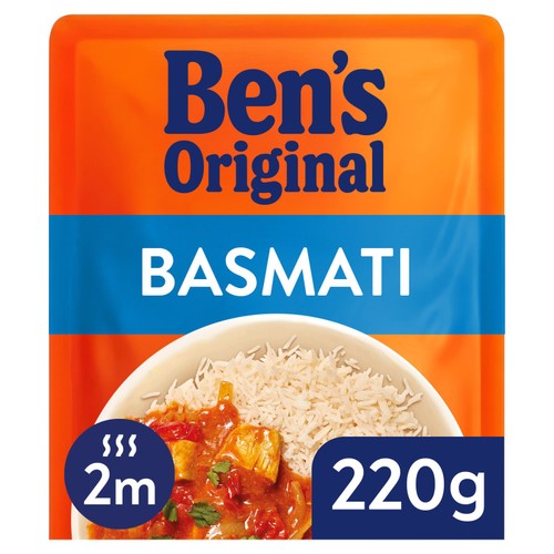 Bens Original Basmati Microwave Rice 